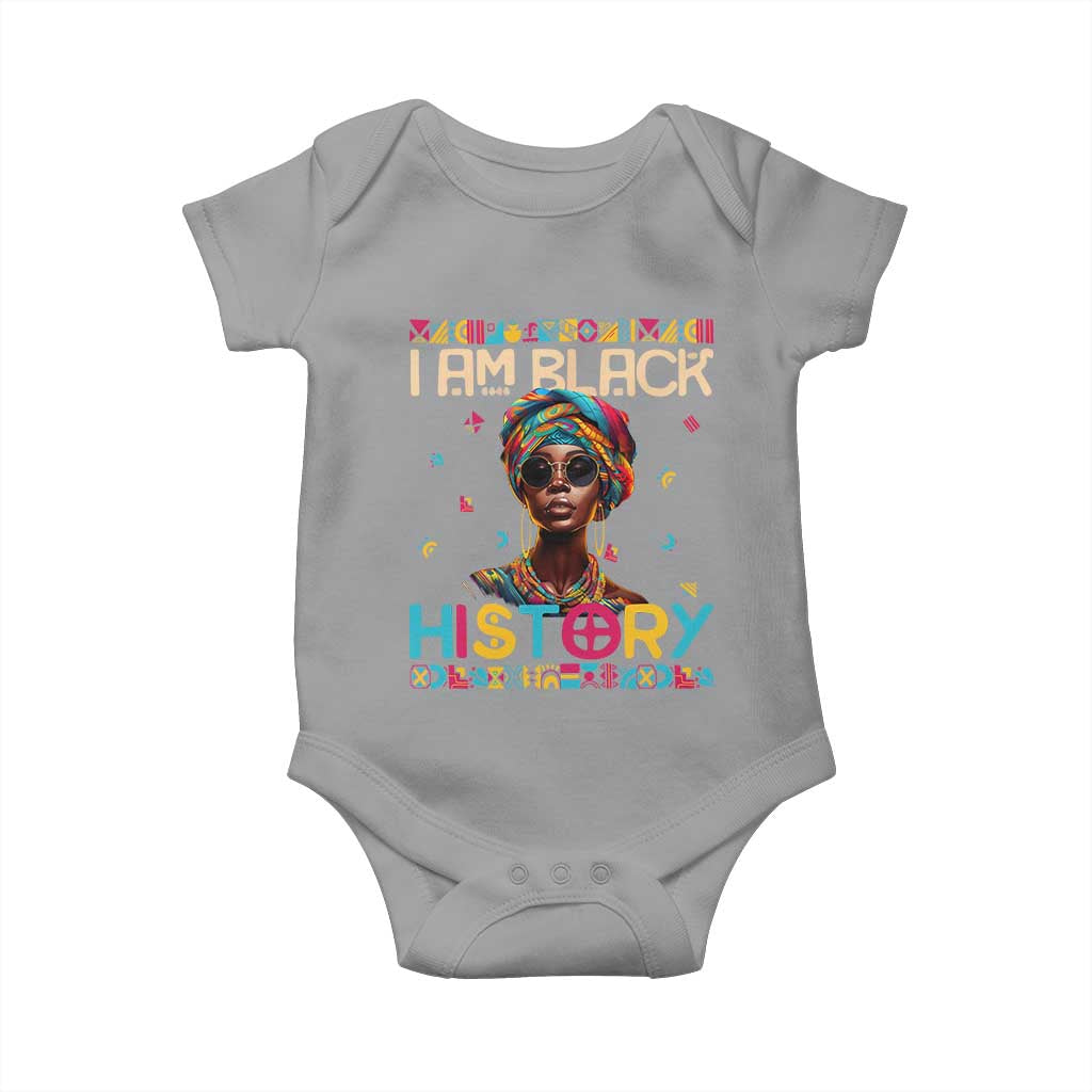 I Am Black History Baby Onesie African American Women Pretty