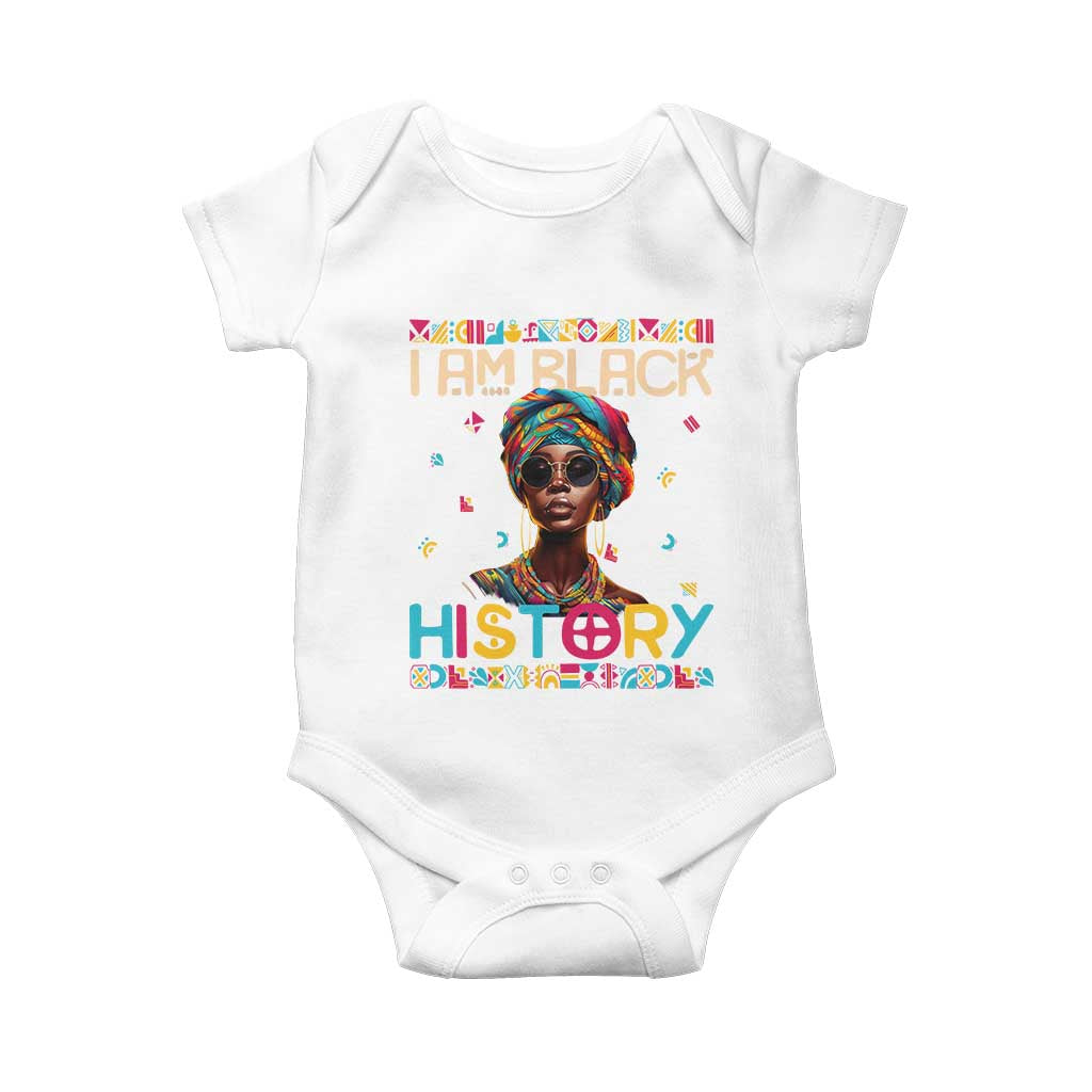 I Am Black History Baby Onesie African American Women Pretty