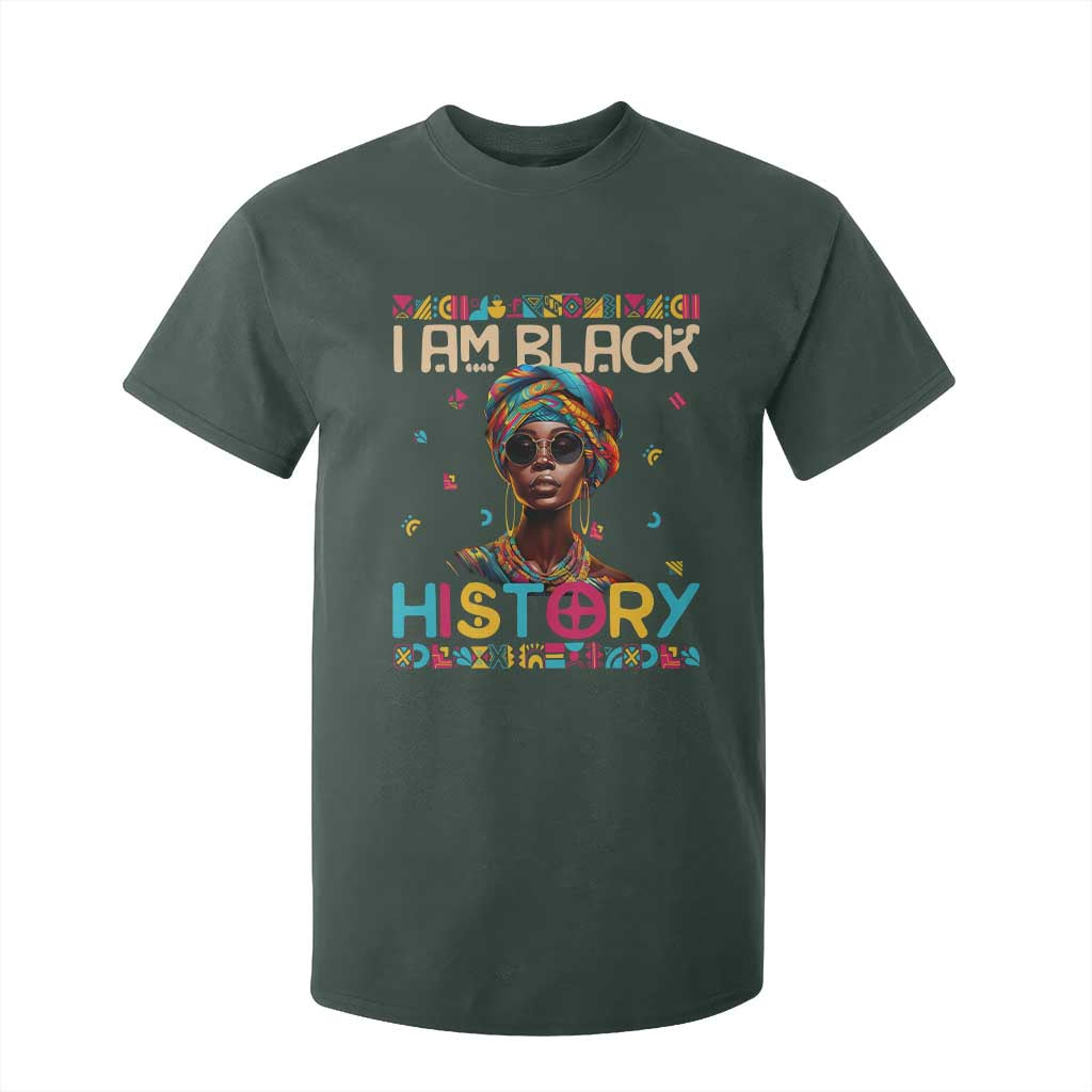 I Am Black History T Shirt For Kid African American Women Pretty