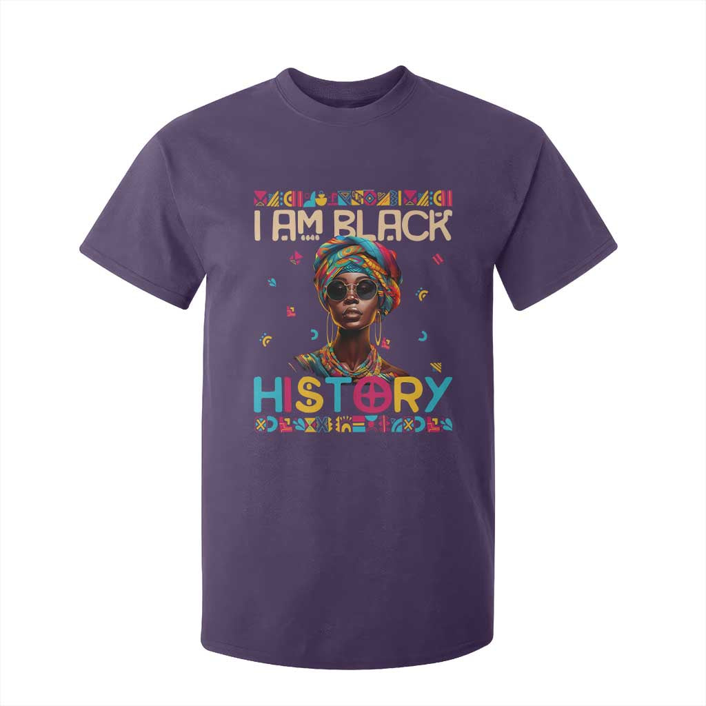 I Am Black History T Shirt For Kid African American Women Pretty