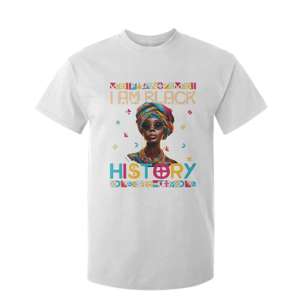 I Am Black History T Shirt For Kid African American Women Pretty