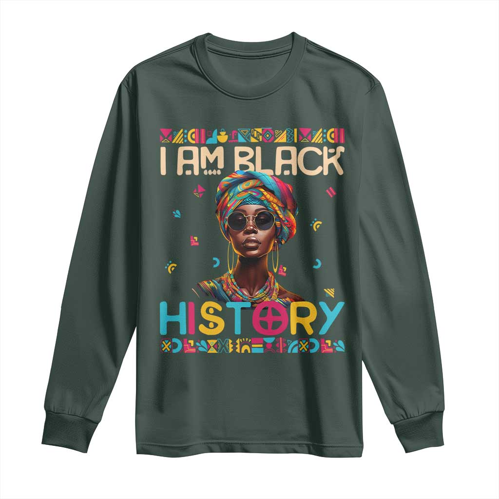 I Am Black History Long Sleeve Shirt African American Women Pretty