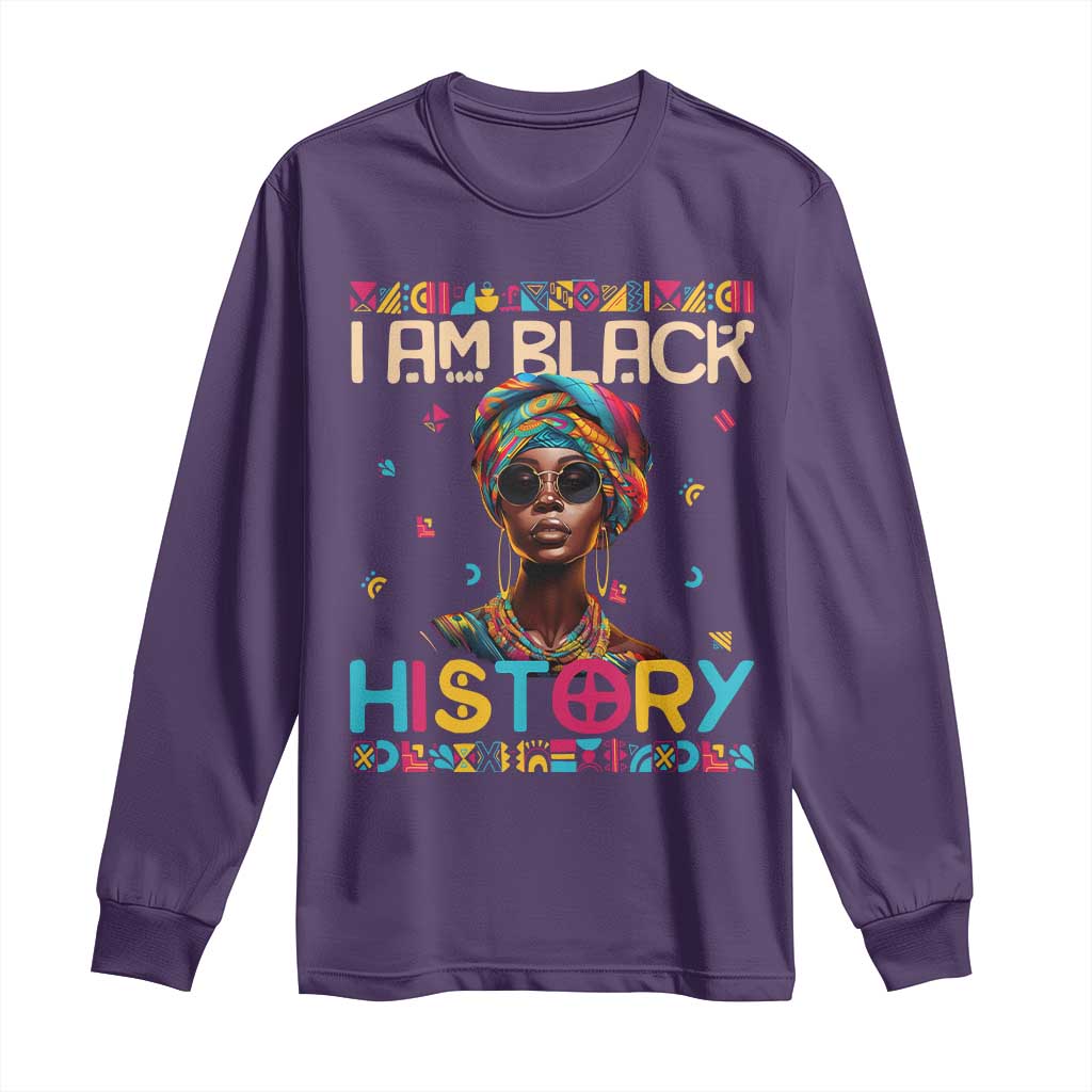 I Am Black History Long Sleeve Shirt African American Women Pretty