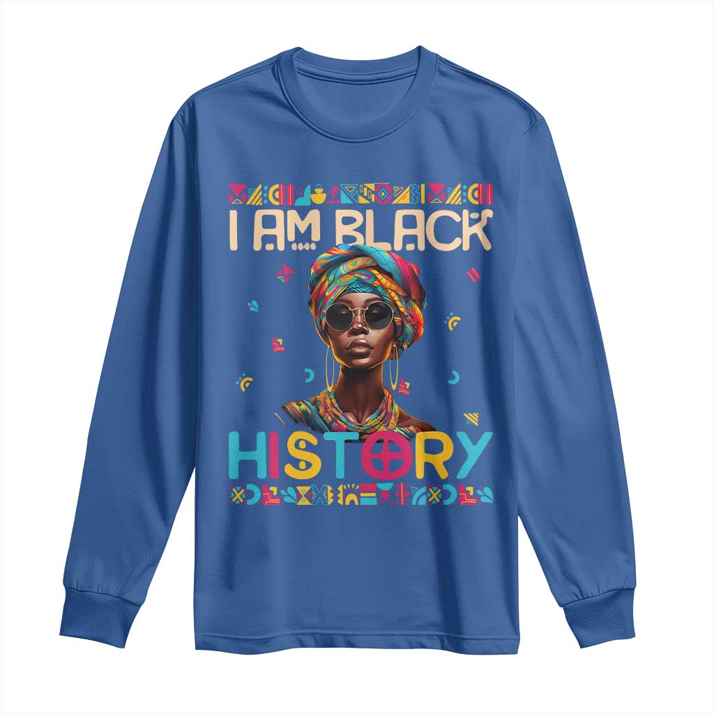 I Am Black History Long Sleeve Shirt African American Women Pretty