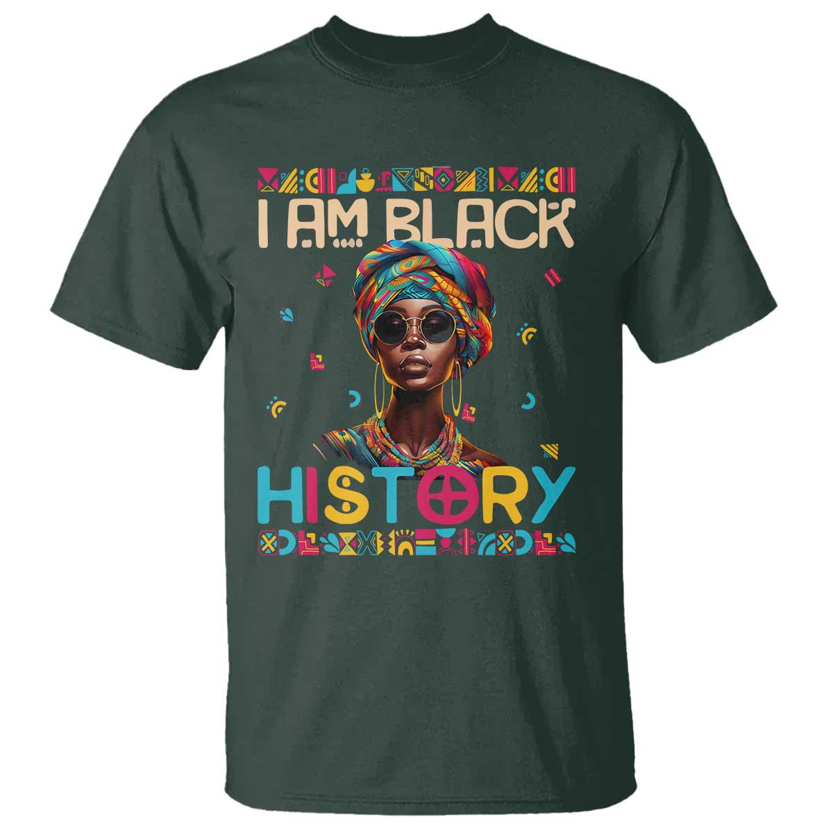 I Am Black History T Shirt African American Women Pretty