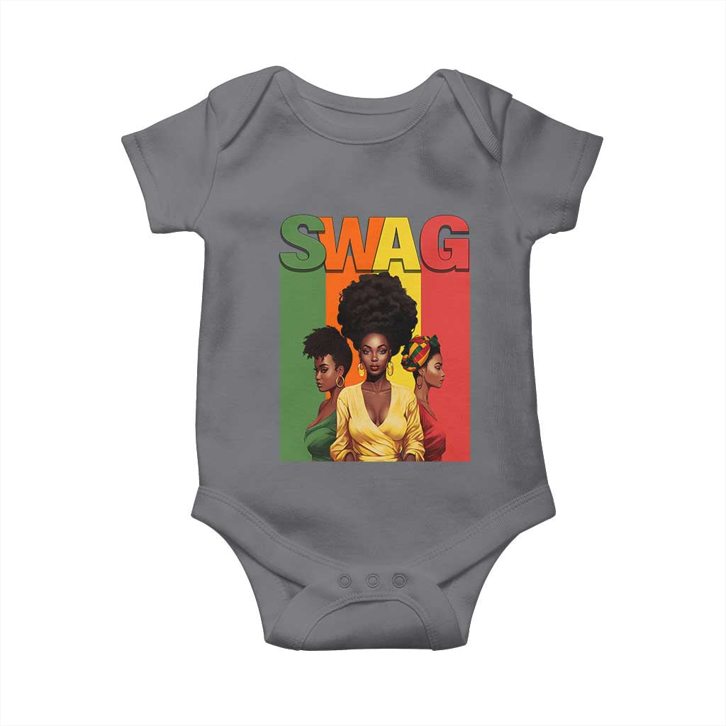 Black History Month Baby Onesie Swag Melanin Queen