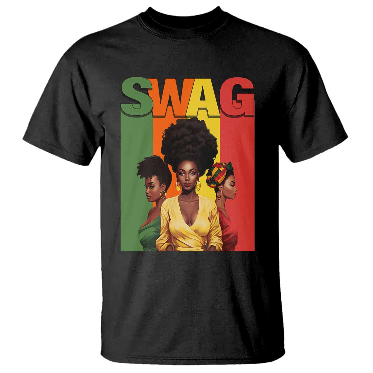 Black History Month T Shirt Swag Melanin Queen