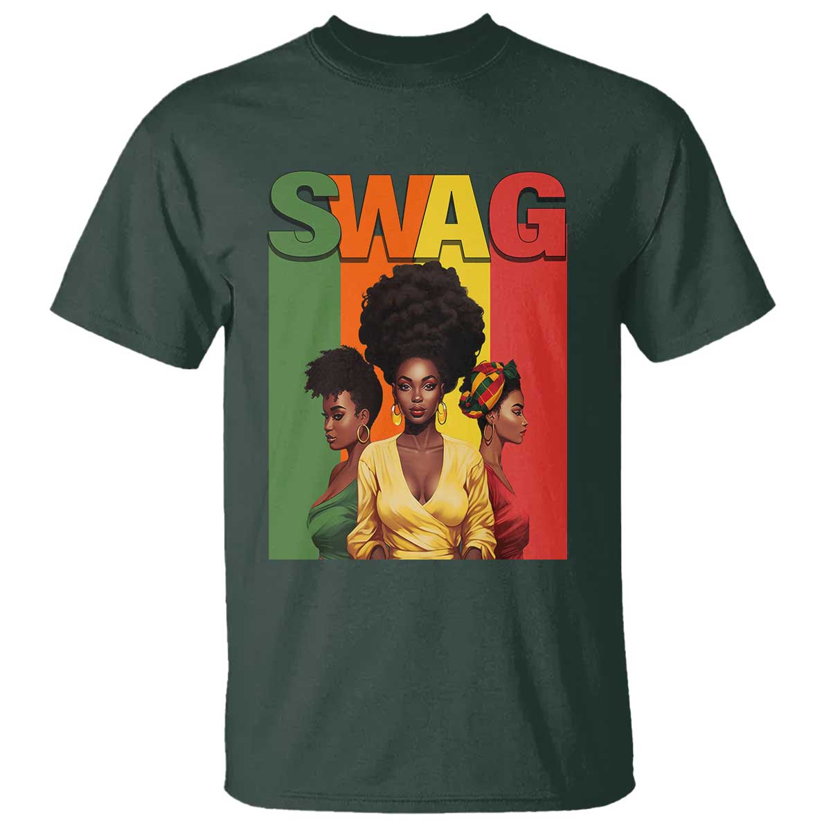 Black History Month T Shirt Swag Melanin Queen