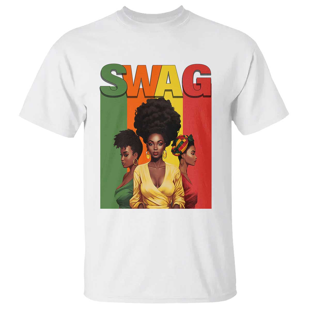 Black History Month T Shirt Swag Melanin Queen