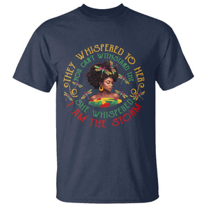 African Women Black History Month T Shirt Dragon Fly She Whispered Back I Am The Storm