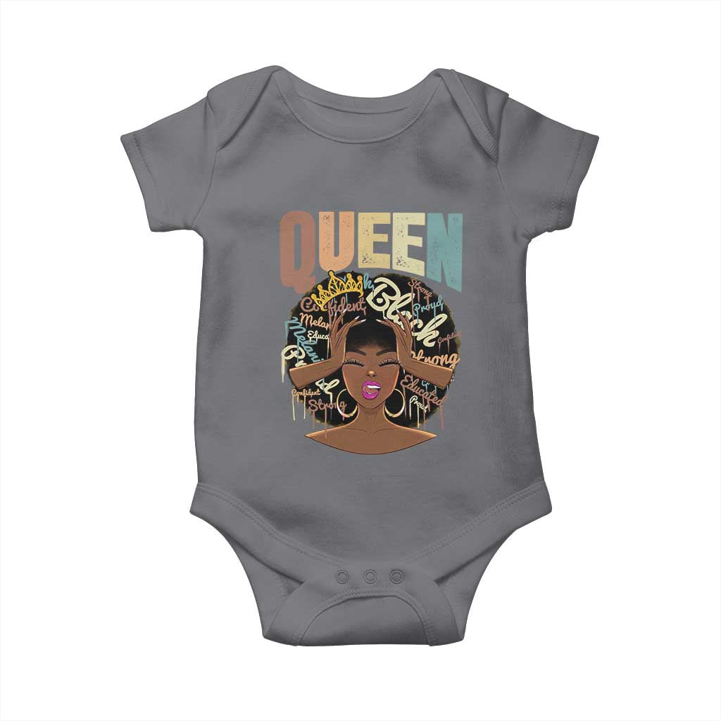 African Americans Teacher Baby Onesie Educated Strong Black Queen