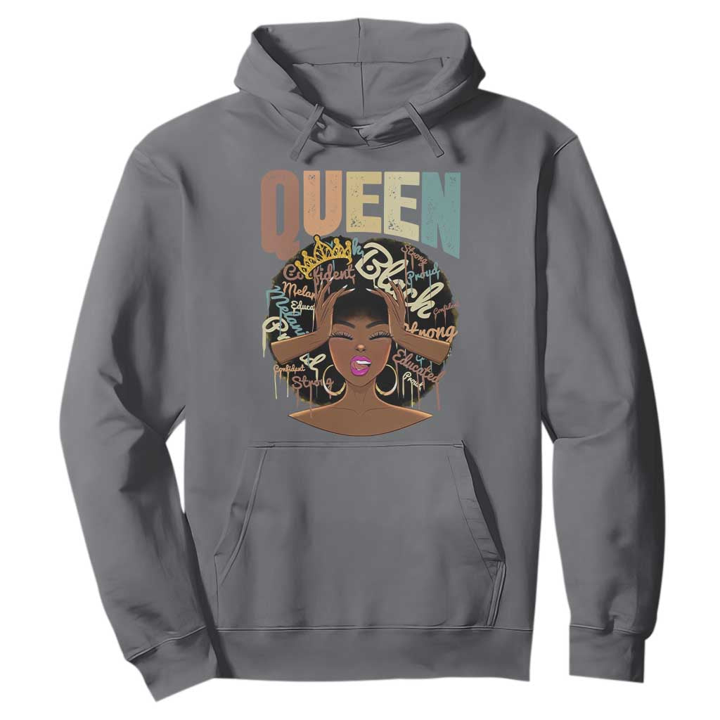 African Americans Teacher Hoodie Educated Strong Black Queen
