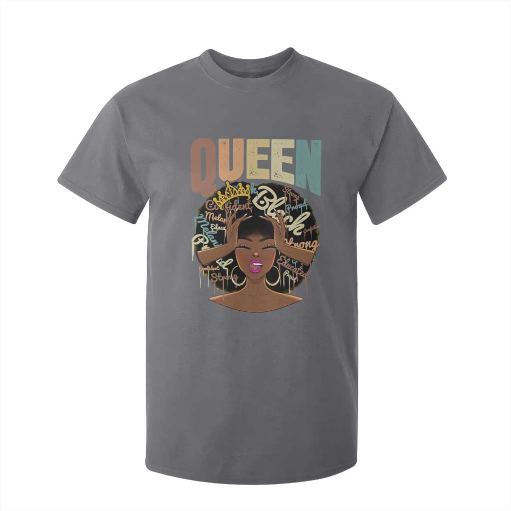 African Americans Teacher T Shirt For Kid Educated Strong Black Queen