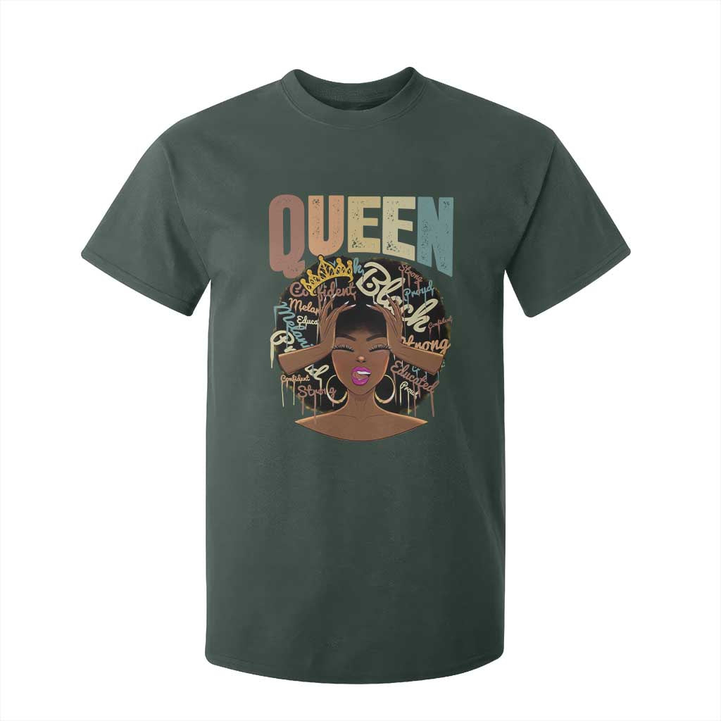 African Americans Teacher T Shirt For Kid Educated Strong Black Queen