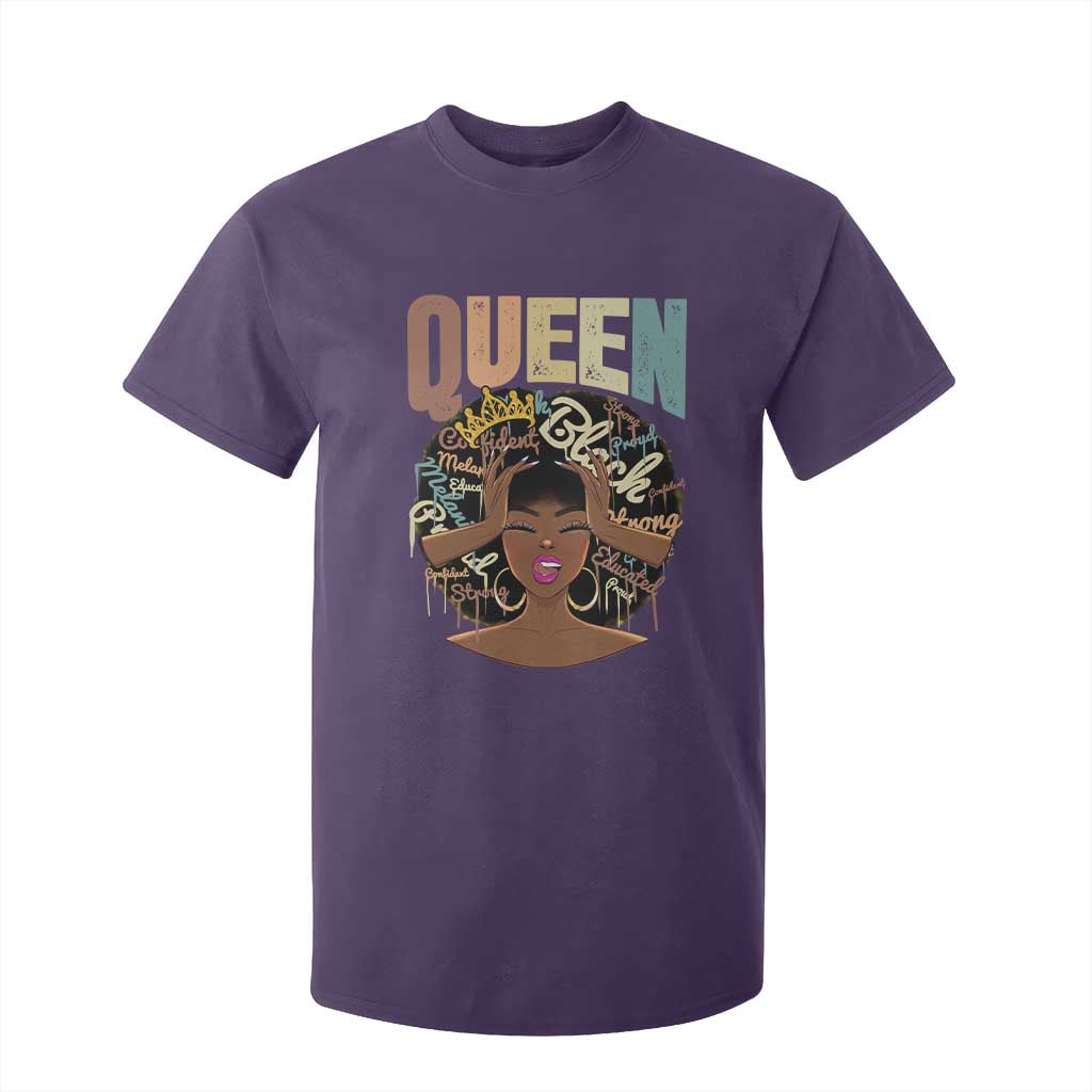 African Americans Teacher T Shirt For Kid Educated Strong Black Queen