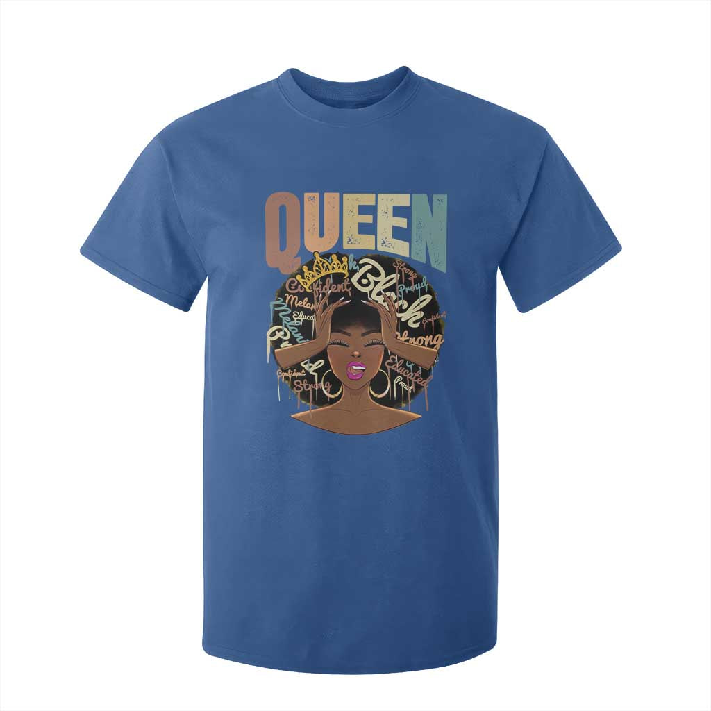 African Americans Teacher T Shirt For Kid Educated Strong Black Queen