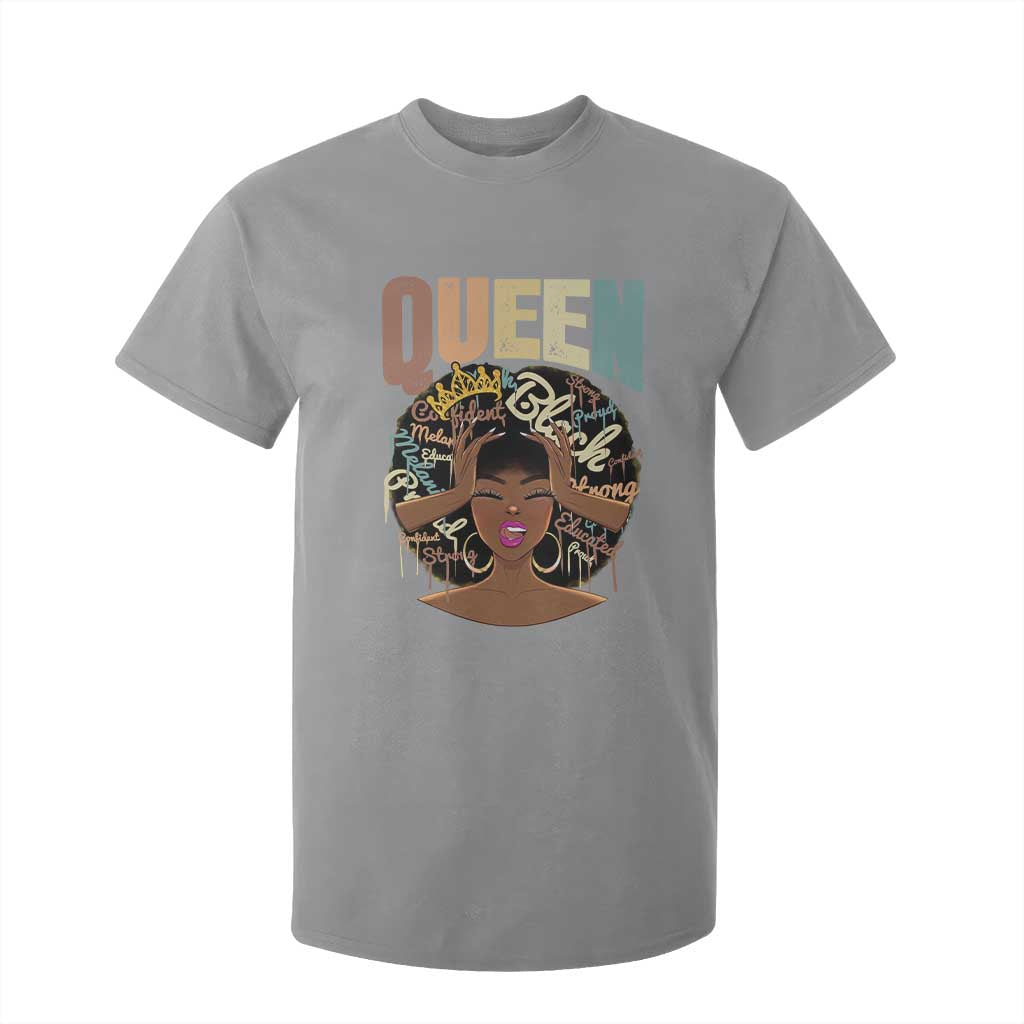 African Americans Teacher T Shirt For Kid Educated Strong Black Queen