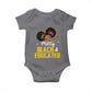 Black Pride Baby Onesie Pretty Black And Educated I Am The Strong African Queen Girl