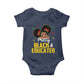 Black Pride Baby Onesie Pretty Black And Educated I Am The Strong African Queen Girl