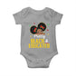 Black Pride Baby Onesie Pretty Black And Educated I Am The Strong African Queen Girl