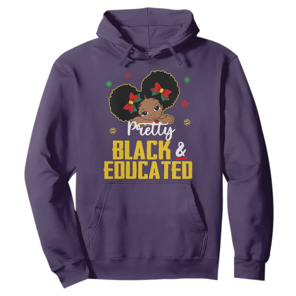 Black Pride Hoodie Pretty Black And Educated I Am The Strong African Queen Girl