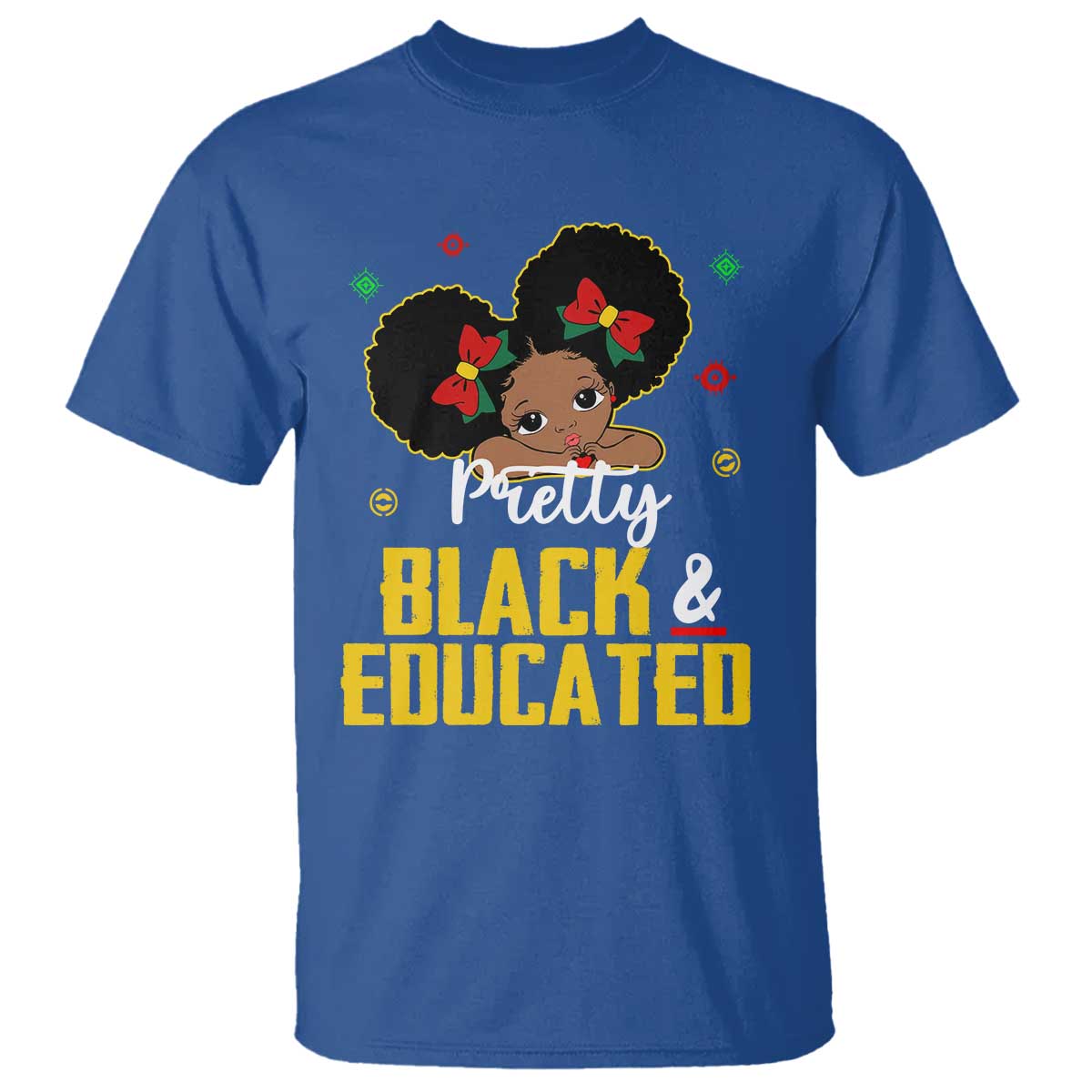 Black Pride T Shirt Pretty Black And Educated I Am The Strong African Queen Girl