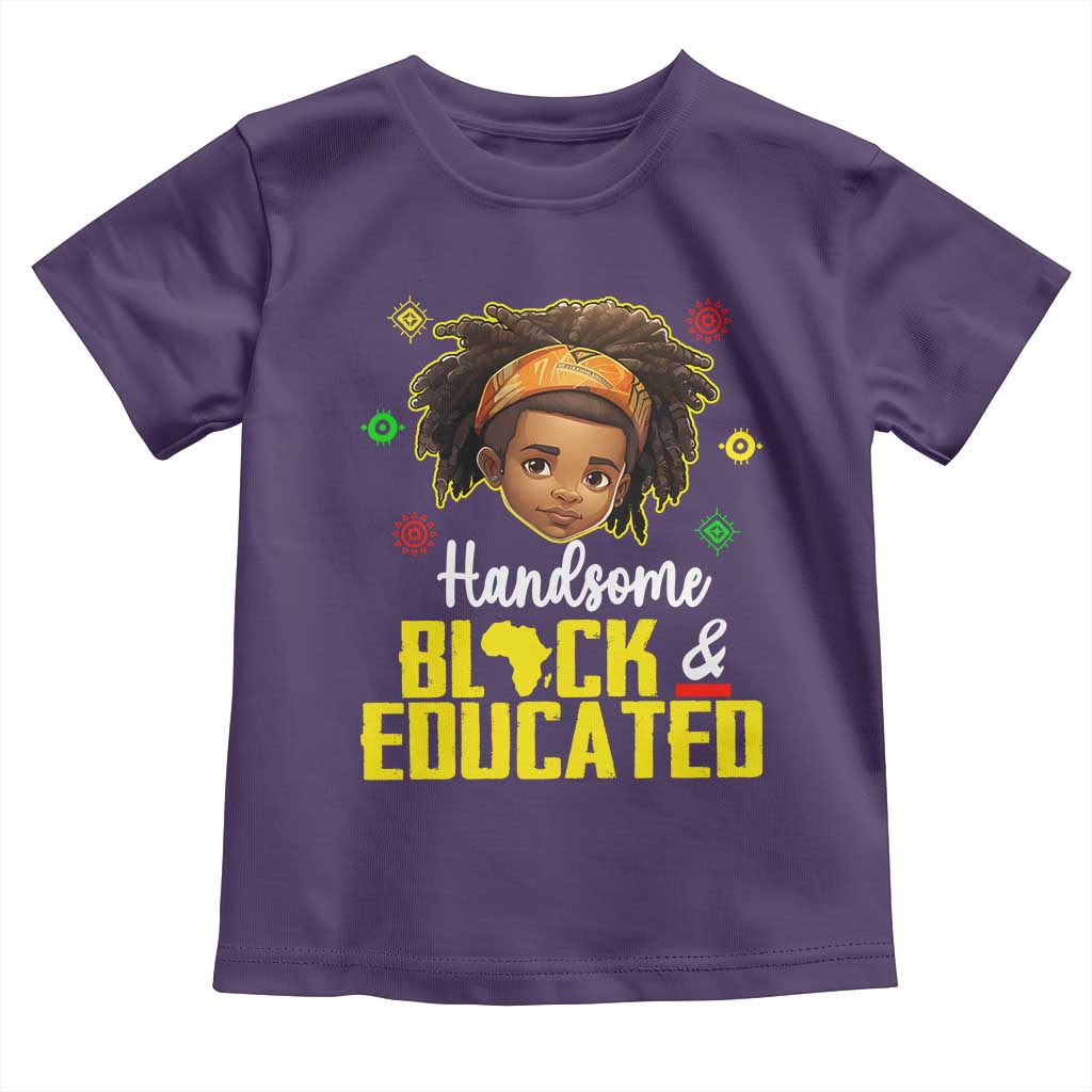 Black Pride Baby Shirt Handsome Black And Educated I Am The Strong African King Boy