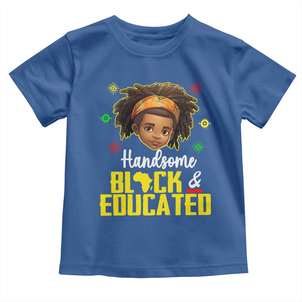 Black Pride Baby Shirt Handsome Black And Educated I Am The Strong African King Boy
