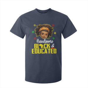 Black Pride T Shirt For Kid Handsome Black And Educated I Am The Strong African King Boy