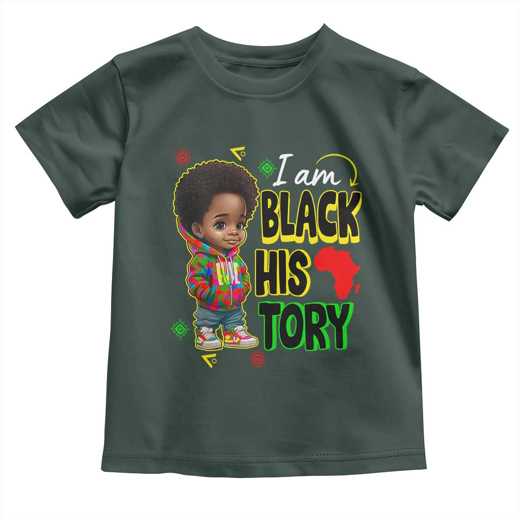 Black Boys Pride Baby Shirt Handsome Kids Boys I Am Black History Month