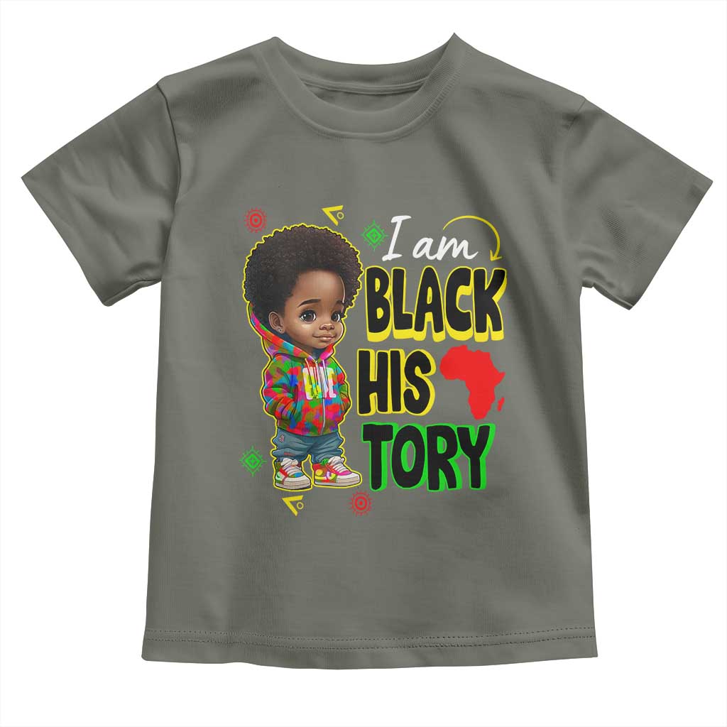Black Boys Pride Baby Shirt Handsome Kids Boys I Am Black History Month