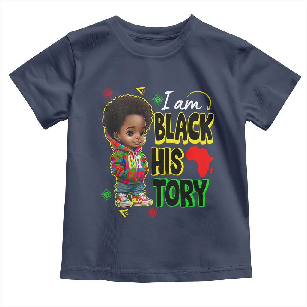 Black Boys Pride Baby Shirt Handsome Kids Boys I Am Black History Month