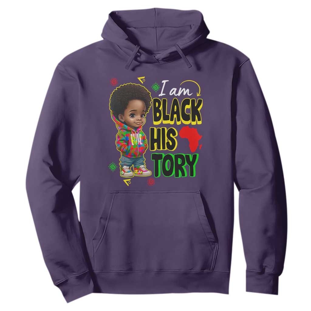 Black Boys Pride Hoodie Handsome Kids Boys I Am Black History Month