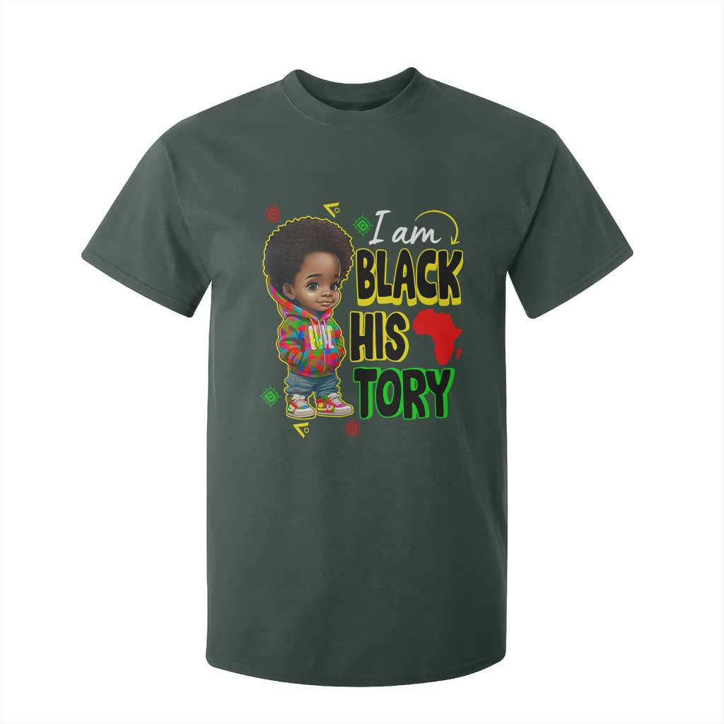 Black Boys Pride T Shirt For Kid Handsome Kids Boys I Am Black History Month