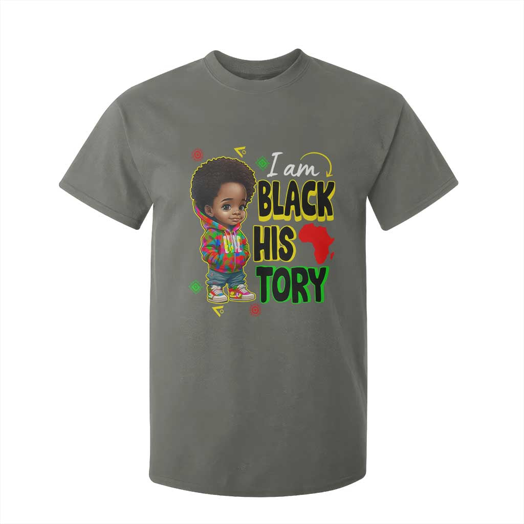 Black Boys Pride T Shirt For Kid Handsome Kids Boys I Am Black History Month