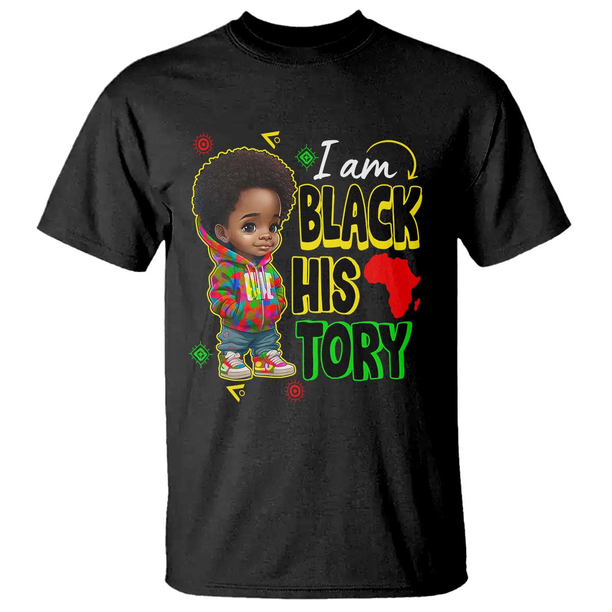 Black Boys Pride T Shirt Handsome Kids Boys I Am Black History Month