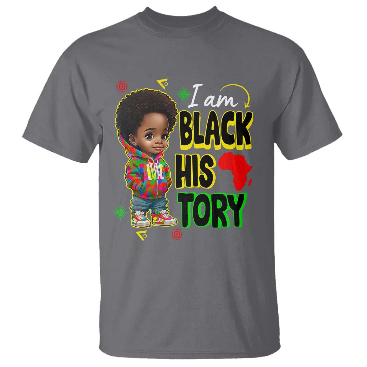 Black Boys Pride T Shirt Handsome Kids Boys I Am Black History Month
