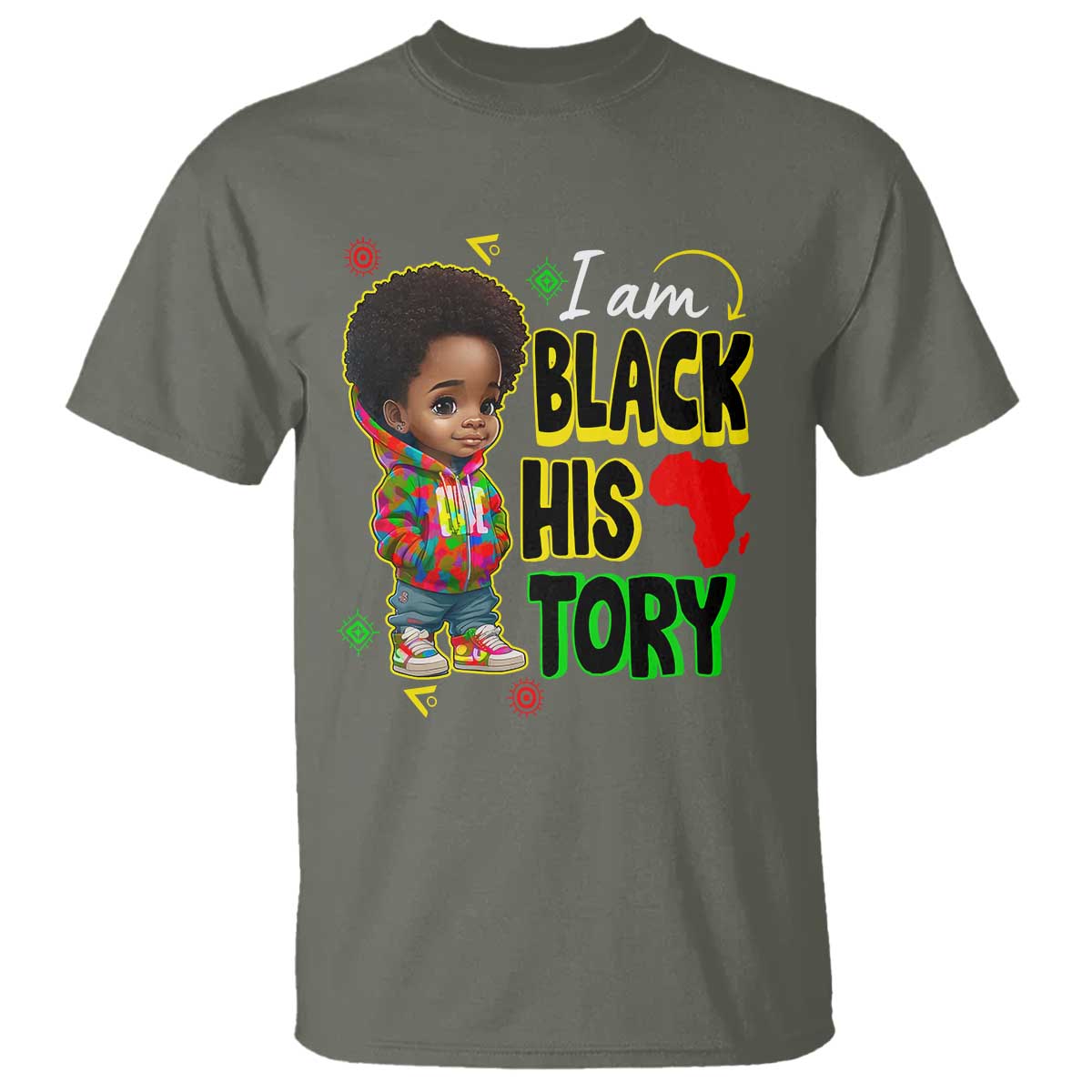 Black Boys Pride T Shirt Handsome Kids Boys I Am Black History Month