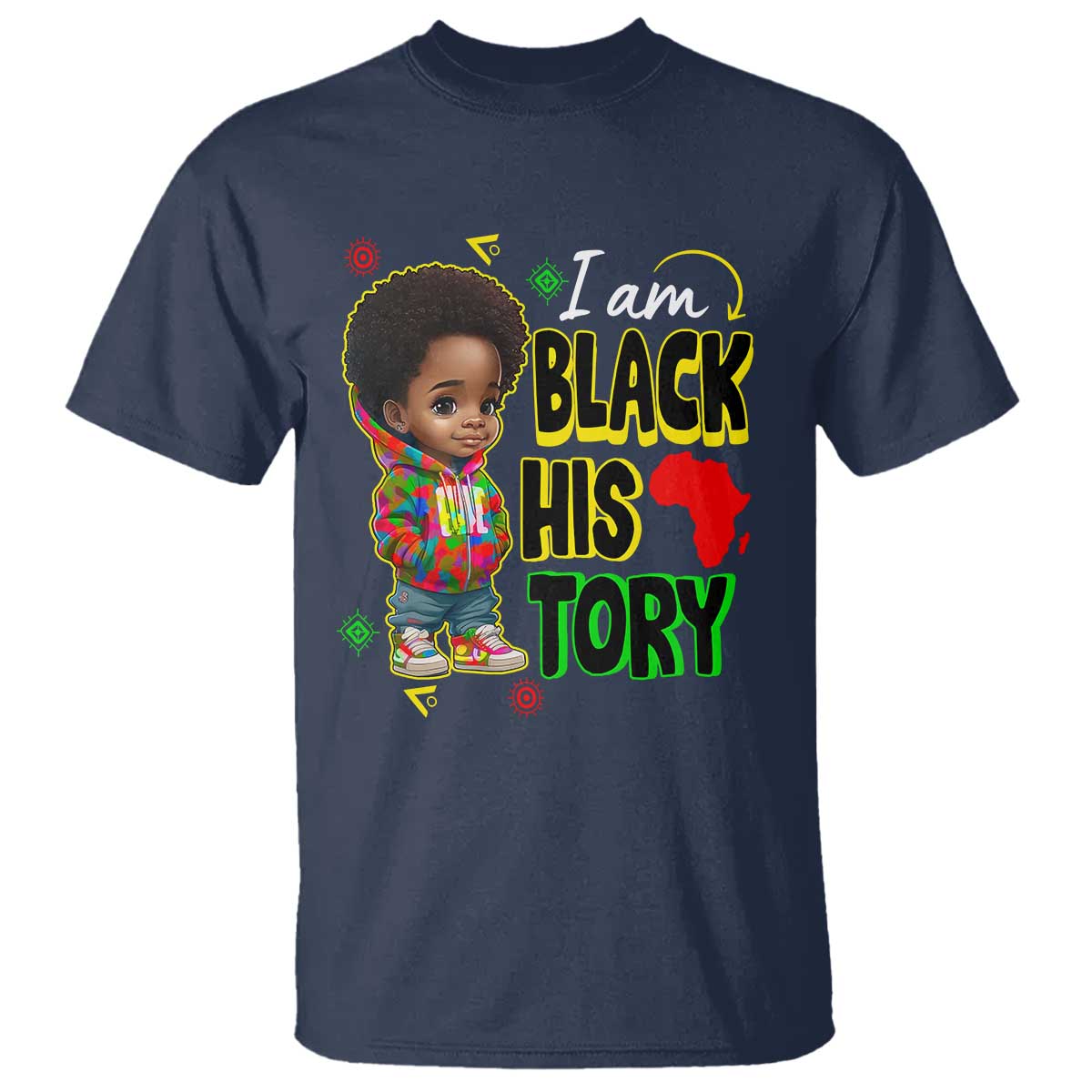Black Boys Pride T Shirt Handsome Kids Boys I Am Black History Month