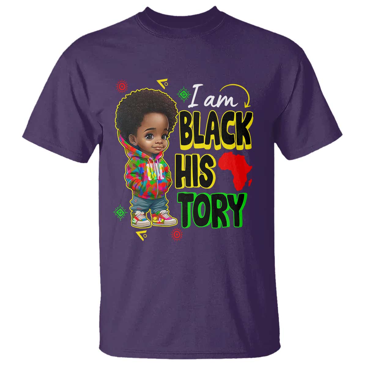 Black Boys Pride T Shirt Handsome Kids Boys I Am Black History Month