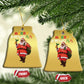 African American Xmas Merry Kwanzaa Santa Christmas Ornament