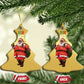 African American Xmas Merry Kwanzaa Santa Christmas Ornament