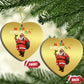 African American Xmas Merry Kwanzaa Santa Christmas Ornament