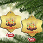African American Xmas Happy Kwanzaa Christmas Ornament