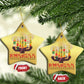African American Xmas Happy Kwanzaa Christmas Ornament