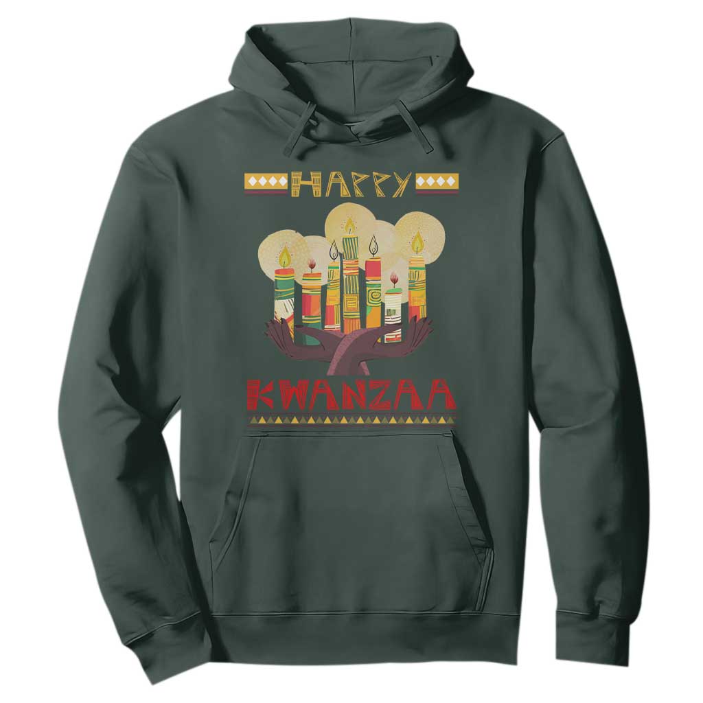 African American Xmas Happy Kwanzaa Hoodie
