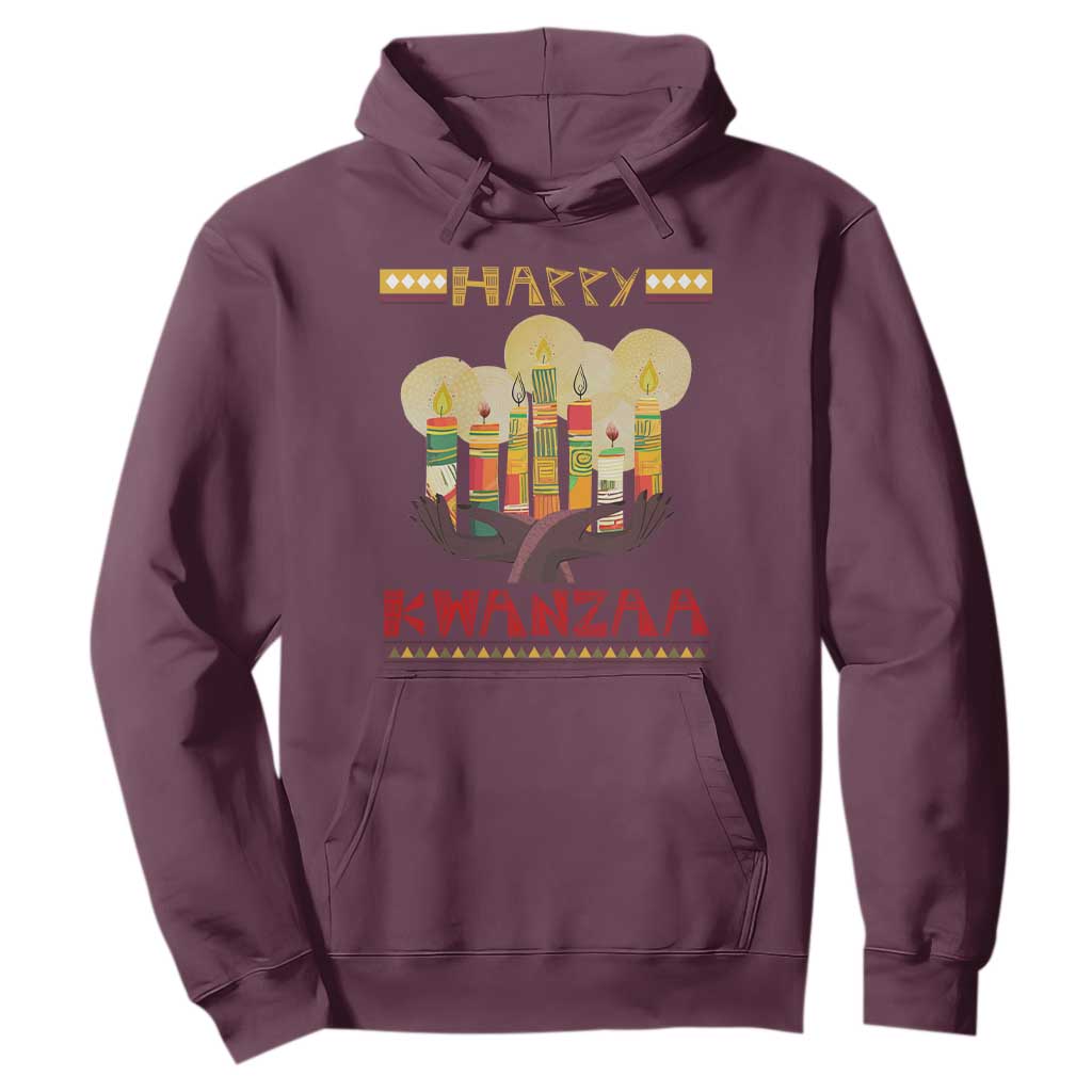 African American Xmas Happy Kwanzaa Hoodie