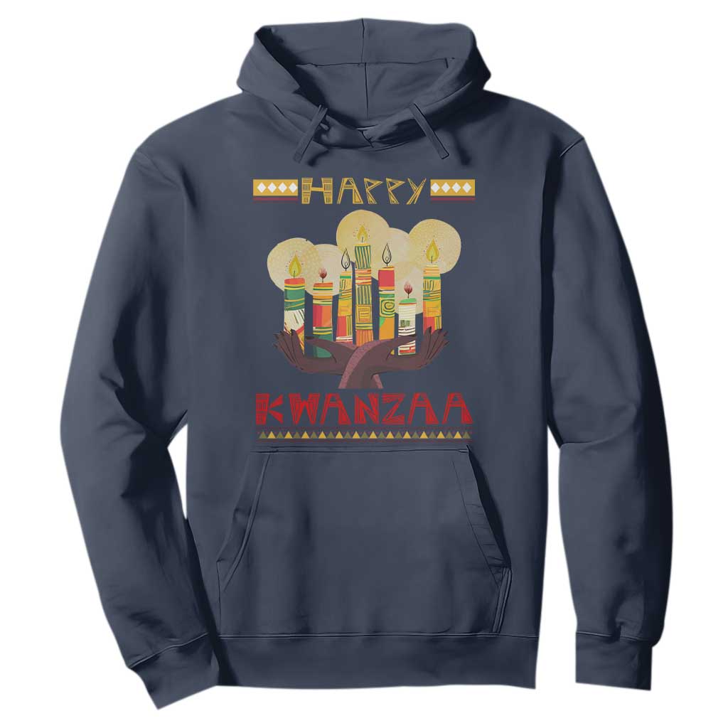 African American Xmas Happy Kwanzaa Hoodie