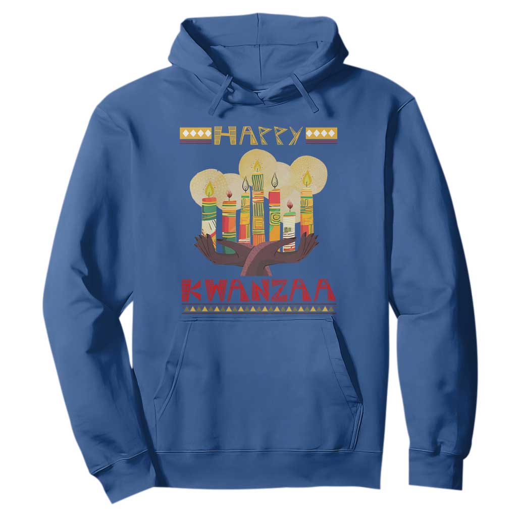 African American Xmas Happy Kwanzaa Hoodie