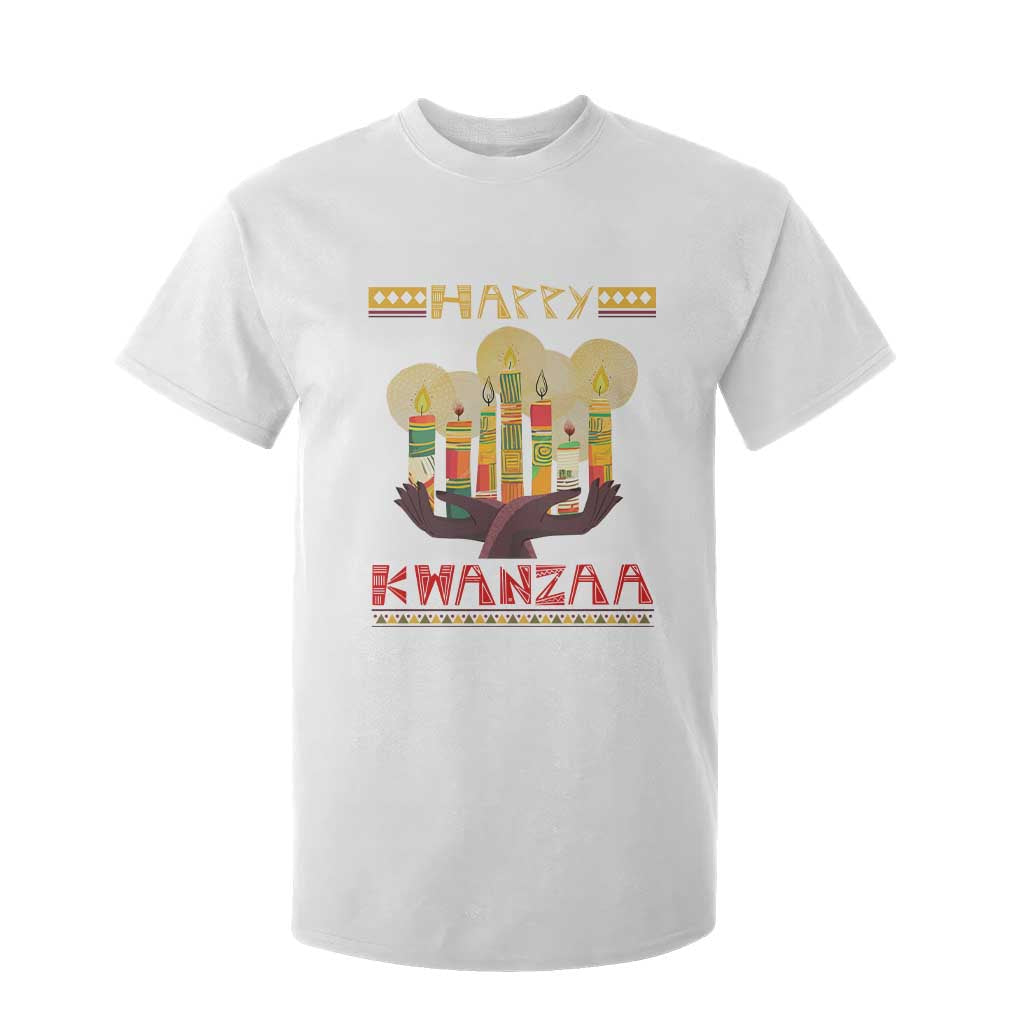 African American Xmas Happy Kwanzaa T Shirt For Kid